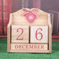 Decoration calendar Christmas crafts
