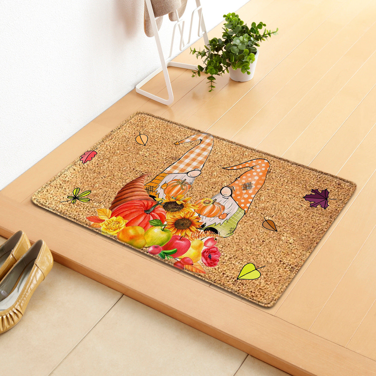 Thanksgiving Day Fall Autumn Pumpkin Doormat Thanksgiving